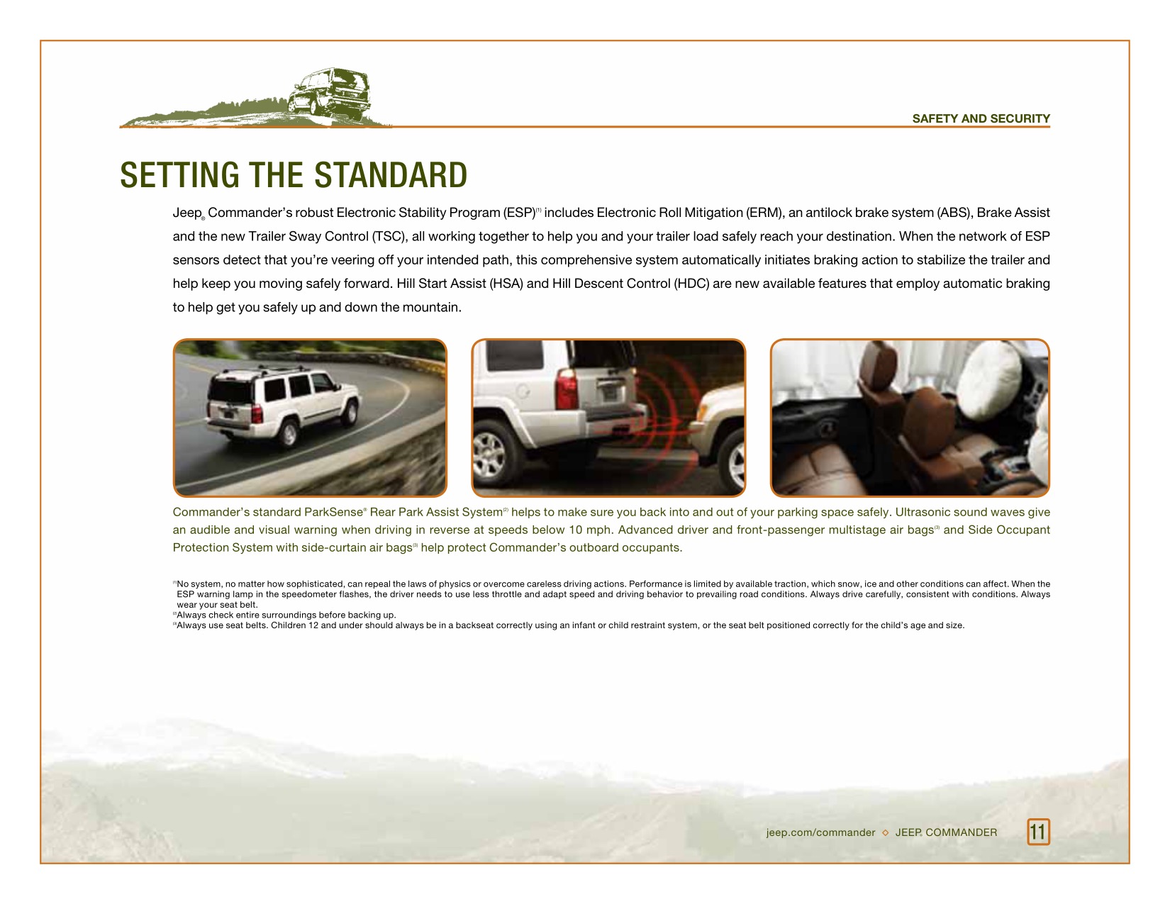 2008 Jeep Commander Brochure Page 17